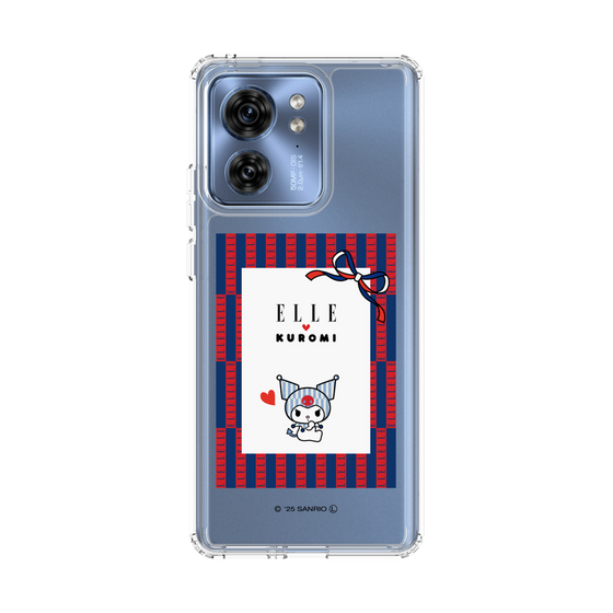 スリムプロテクションケース［ ELLE×マイメロディ＆クロミ - トリコロールカラーグラフィック6 ］