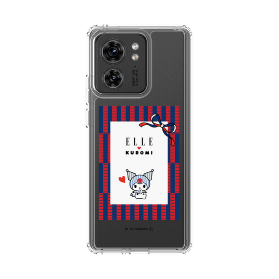 スリムプロテクションケース［ ELLE×マイメロディ＆クロミ - トリコロールカラーグラフィック6 ］