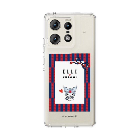 スリムプロテクションケース［ ELLE×マイメロディ＆クロミ - トリコロールカラーグラフィック6 ］