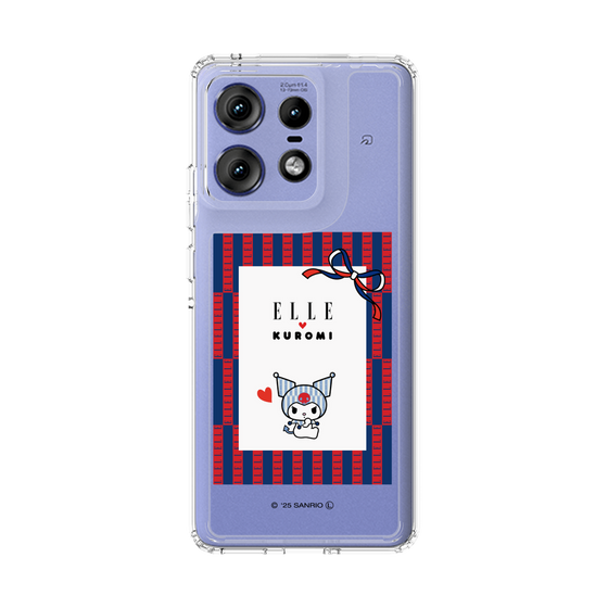 スリムプロテクションケース［ ELLE×マイメロディ＆クロミ - トリコロールカラーグラフィック6 ］