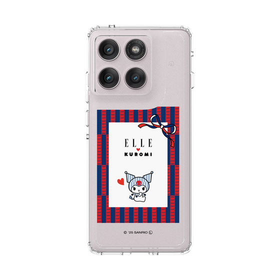 スリムプロテクションケース［ ELLE×マイメロディ＆クロミ - トリコロールカラーグラフィック6 ］