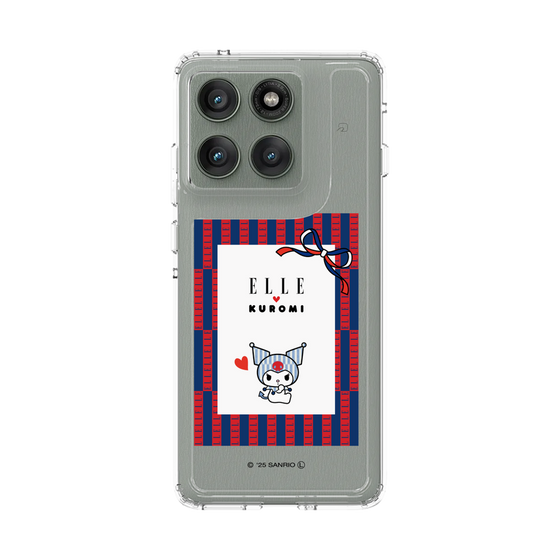 スリムプロテクションケース［ ELLE×マイメロディ＆クロミ - トリコロールカラーグラフィック6 ］