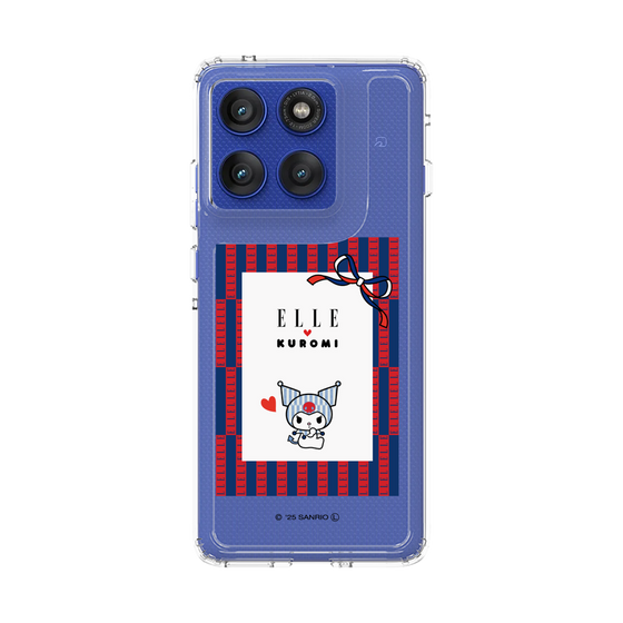 スリムプロテクションケース［ ELLE×マイメロディ＆クロミ - トリコロールカラーグラフィック6 ］