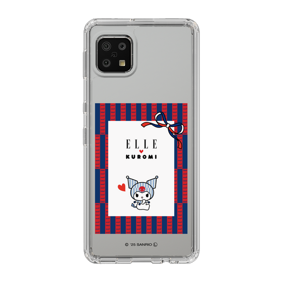 スリムプロテクションケース［ ELLE×マイメロディ＆クロミ - トリコロールカラーグラフィック6 ］
