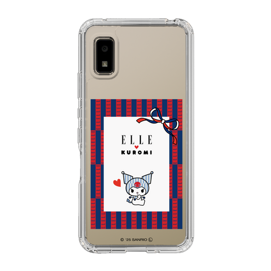 スリムプロテクションケース［ ELLE×マイメロディ＆クロミ - トリコロールカラーグラフィック6 ］