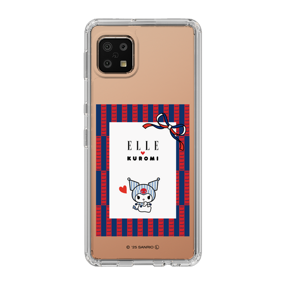 スリムプロテクションケース［ ELLE×マイメロディ＆クロミ - トリコロールカラーグラフィック6 ］