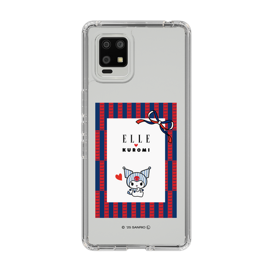 スリムプロテクションケース［ ELLE×マイメロディ＆クロミ - トリコロールカラーグラフィック6 ］