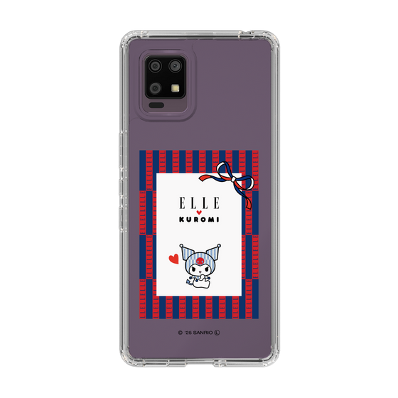 スリムプロテクションケース［ ELLE×マイメロディ＆クロミ - トリコロールカラーグラフィック6 ］