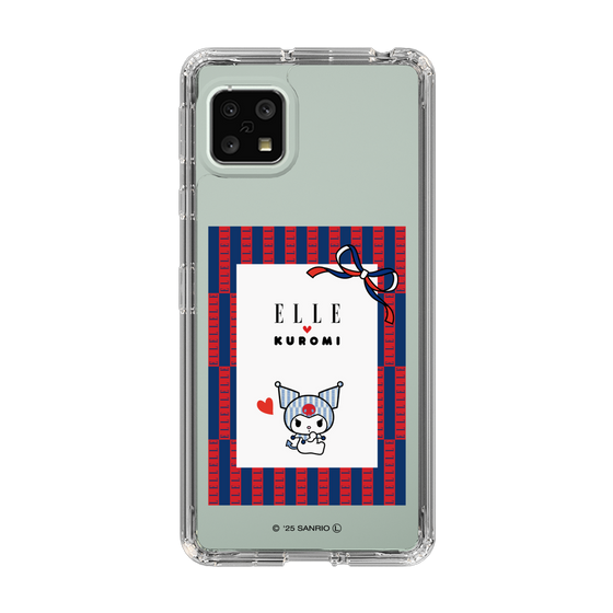 スリムプロテクションケース［ ELLE×マイメロディ＆クロミ - トリコロールカラーグラフィック6 ］