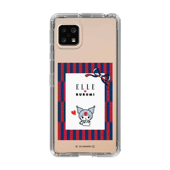スリムプロテクションケース［ ELLE×マイメロディ＆クロミ - トリコロールカラーグラフィック6 ］