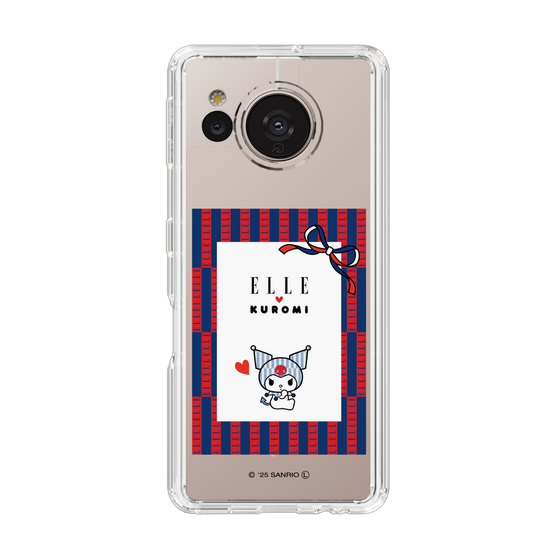 スリムプロテクションケース［ ELLE×マイメロディ＆クロミ - トリコロールカラーグラフィック6 ］
