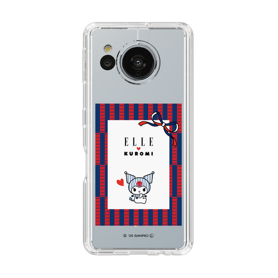 スリムプロテクションケース［ ELLE×マイメロディ＆クロミ - トリコロールカラーグラフィック6 ］