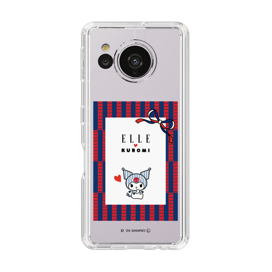 スリムプロテクションケース［ ELLE×マイメロディ＆クロミ - トリコロールカラーグラフィック6 ］