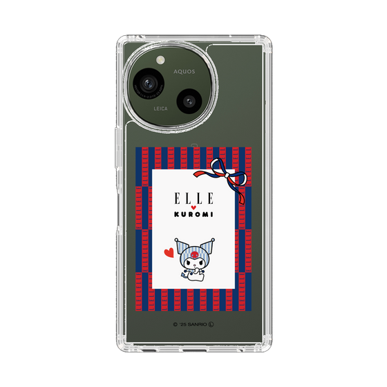 スリムプロテクションケース［ ELLE×マイメロディ＆クロミ - トリコロールカラーグラフィック6 ］