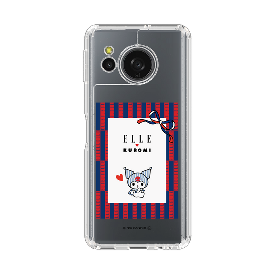 スリムプロテクションケース［ ELLE×マイメロディ＆クロミ - トリコロールカラーグラフィック6 ］