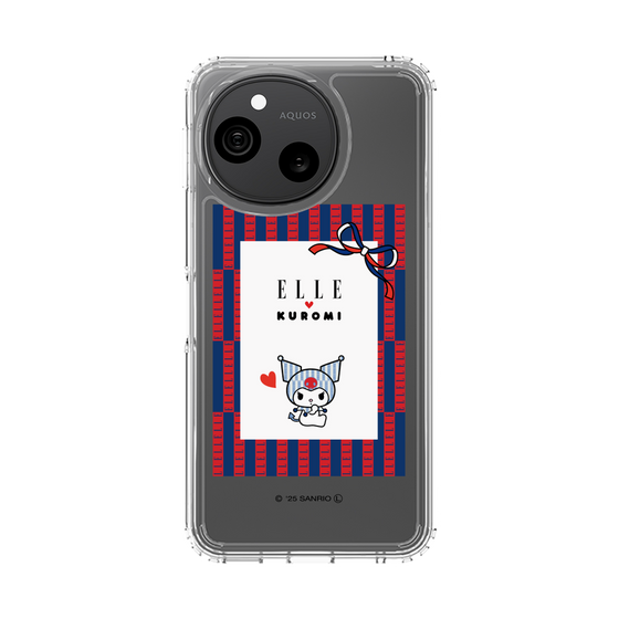 スリムプロテクションケース［ ELLE×マイメロディ＆クロミ - トリコロールカラーグラフィック6 ］