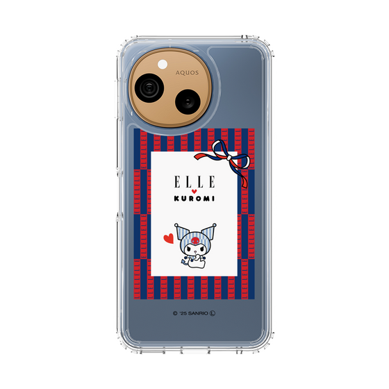 スリムプロテクションケース［ ELLE×マイメロディ＆クロミ - トリコロールカラーグラフィック6 ］