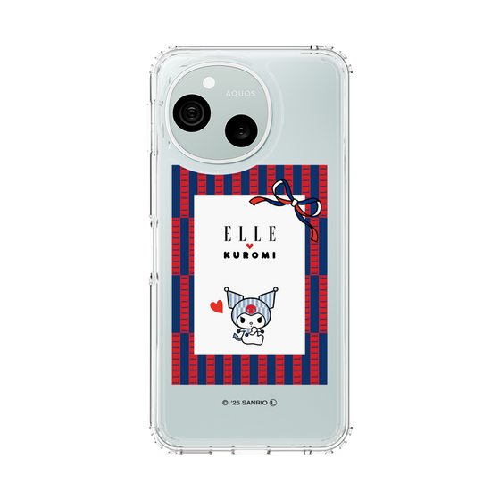 スリムプロテクションケース［ ELLE×マイメロディ＆クロミ - トリコロールカラーグラフィック6 ］