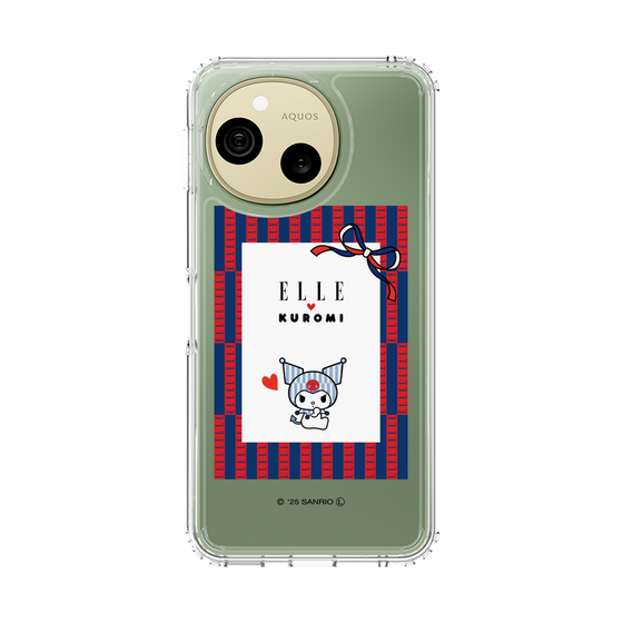 スリムプロテクションケース［ ELLE×マイメロディ＆クロミ - トリコロールカラーグラフィック6 ］