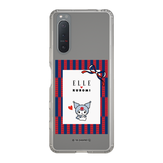 スリムプロテクションケース［ ELLE×マイメロディ＆クロミ - トリコロールカラーグラフィック6 ］