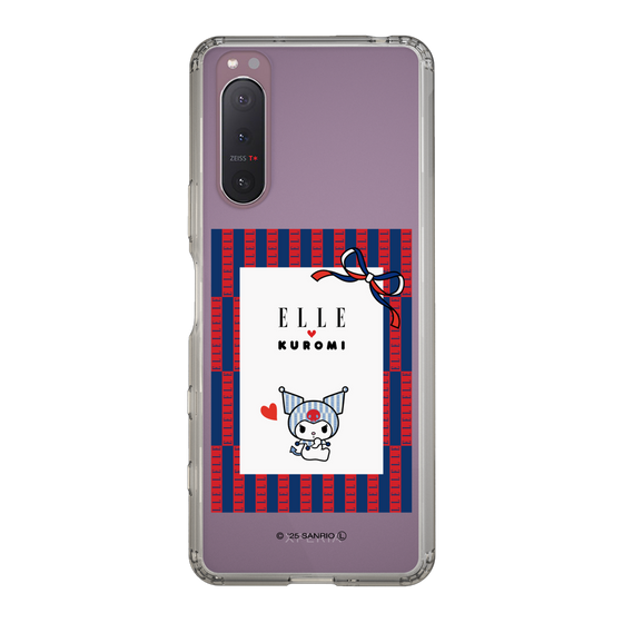 スリムプロテクションケース［ ELLE×マイメロディ＆クロミ - トリコロールカラーグラフィック6 ］