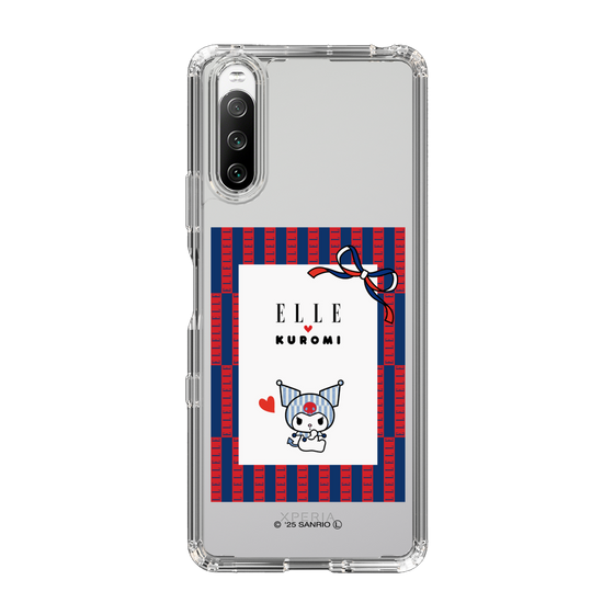 スリムプロテクションケース［ ELLE×マイメロディ＆クロミ - トリコロールカラーグラフィック6 ］