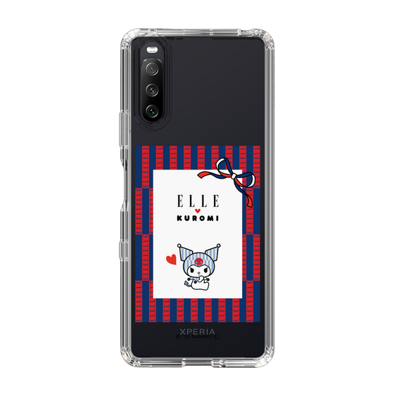 スリムプロテクションケース［ ELLE×マイメロディ＆クロミ - トリコロールカラーグラフィック6 ］