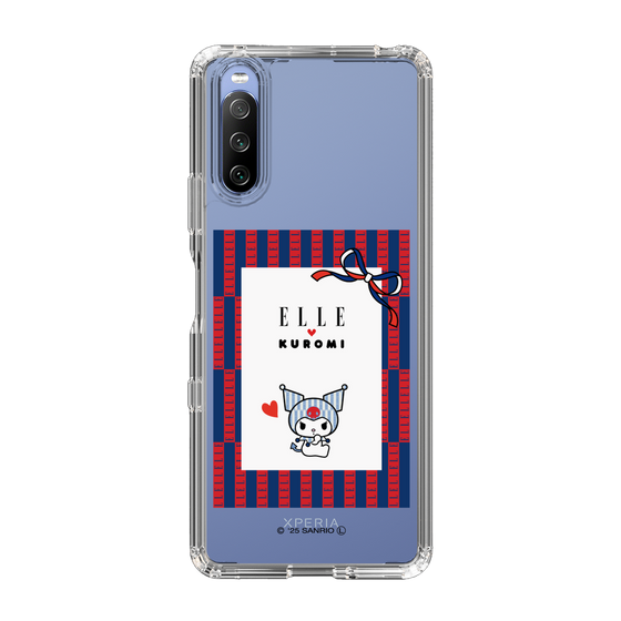 スリムプロテクションケース［ ELLE×マイメロディ＆クロミ - トリコロールカラーグラフィック6 ］