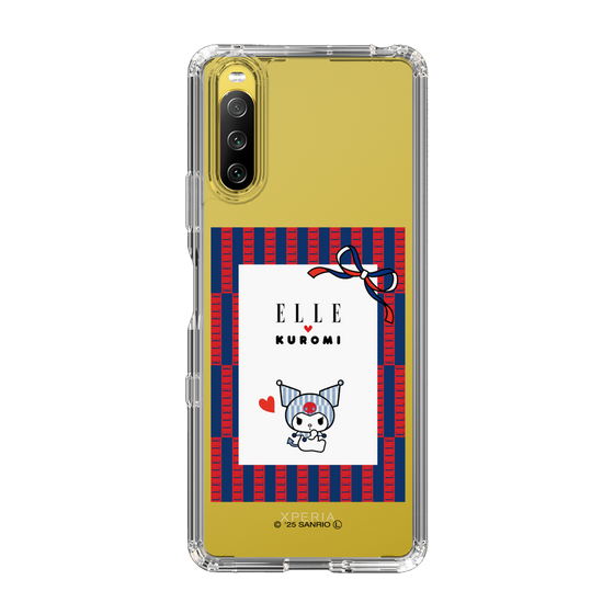 スリムプロテクションケース［ ELLE×マイメロディ＆クロミ - トリコロールカラーグラフィック6 ］