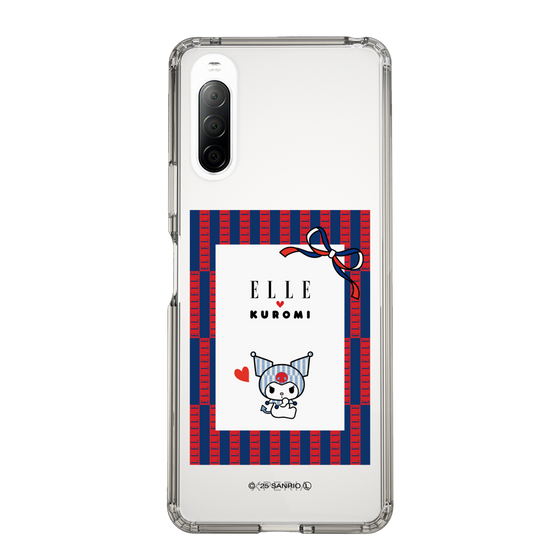 スリムプロテクションケース［ ELLE×マイメロディ＆クロミ - トリコロールカラーグラフィック6 ］