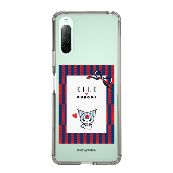 スリムプロテクションケース［ ELLE×マイメロディ＆クロミ - トリコロールカラーグラフィック6 ］