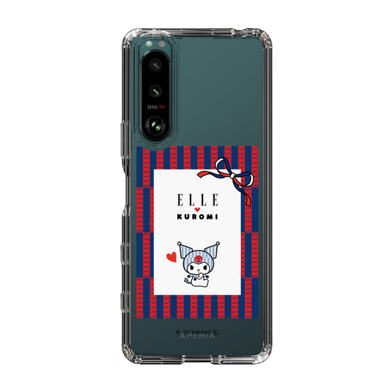 スリムプロテクションケース［ ELLE×マイメロディ＆クロミ - トリコロールカラーグラフィック6 ］
