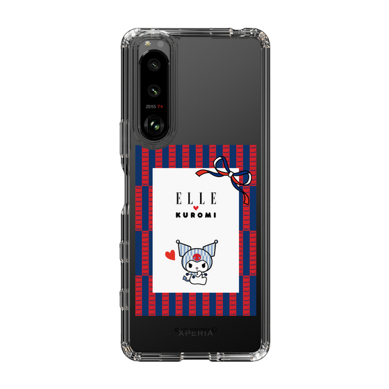 スリムプロテクションケース［ ELLE×マイメロディ＆クロミ - トリコロールカラーグラフィック6 ］