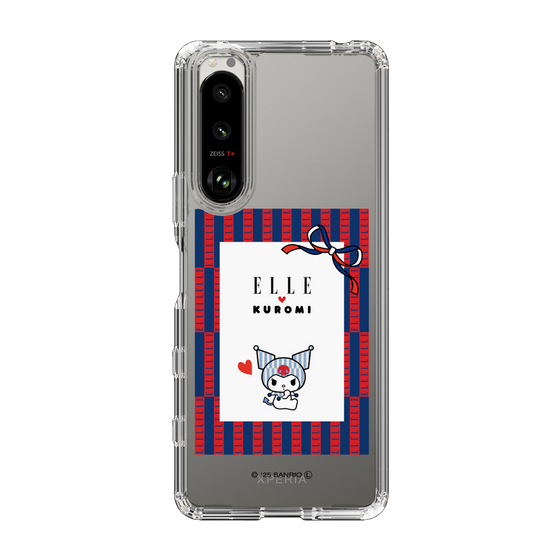 スリムプロテクションケース［ ELLE×マイメロディ＆クロミ - トリコロールカラーグラフィック6 ］