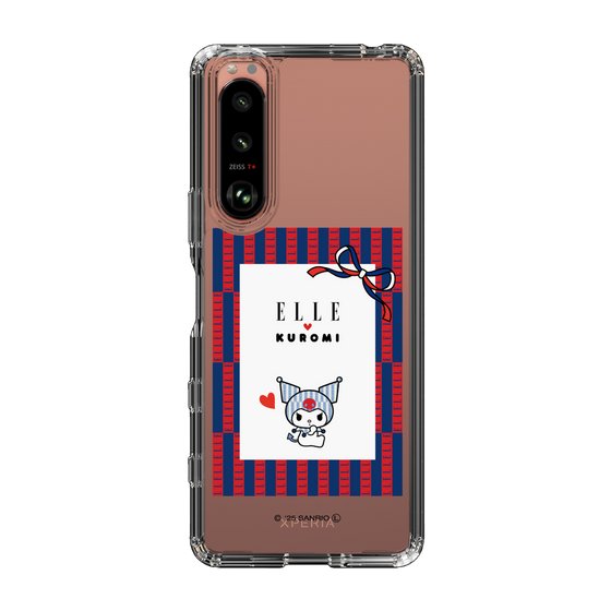 スリムプロテクションケース［ ELLE×マイメロディ＆クロミ - トリコロールカラーグラフィック6 ］