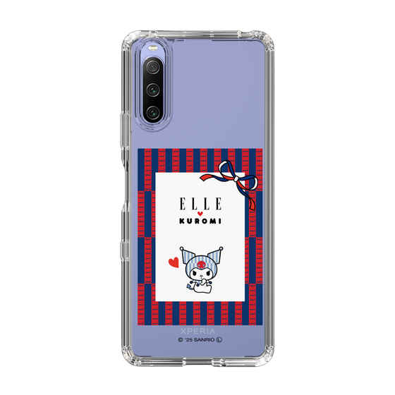 スリムプロテクションケース［ ELLE×マイメロディ＆クロミ - トリコロールカラーグラフィック6 ］
