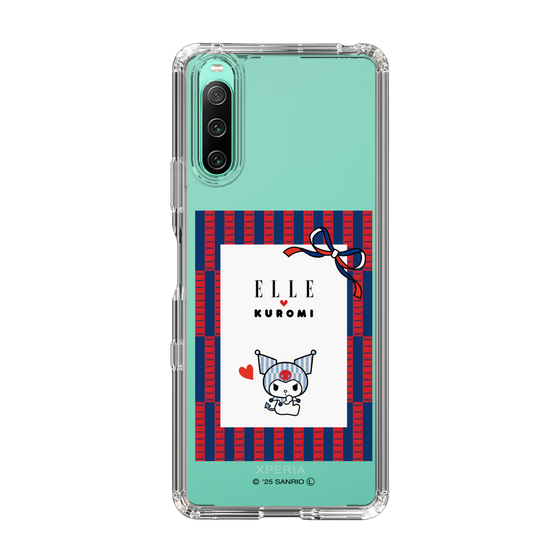 スリムプロテクションケース［ ELLE×マイメロディ＆クロミ - トリコロールカラーグラフィック6 ］