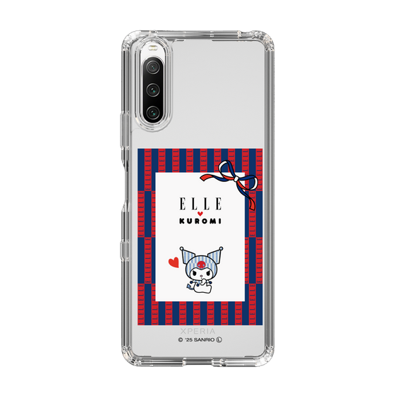 スリムプロテクションケース［ ELLE×マイメロディ＆クロミ - トリコロールカラーグラフィック6 ］