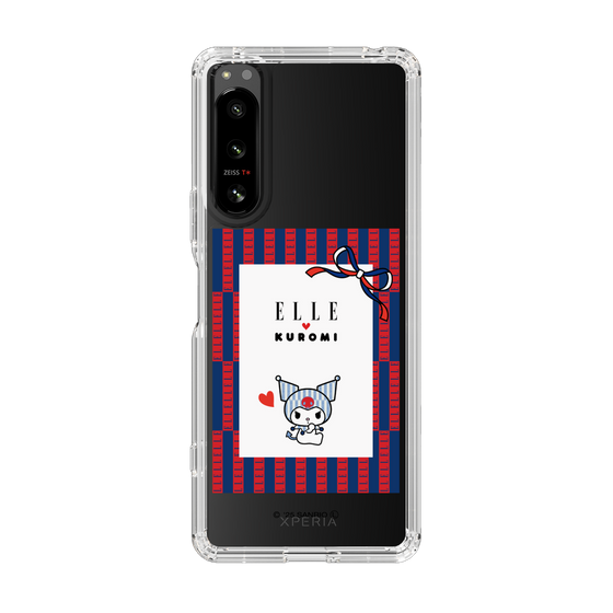 スリムプロテクションケース［ ELLE×マイメロディ＆クロミ - トリコロールカラーグラフィック6 ］