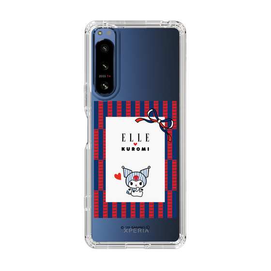 スリムプロテクションケース［ ELLE×マイメロディ＆クロミ - トリコロールカラーグラフィック6 ］