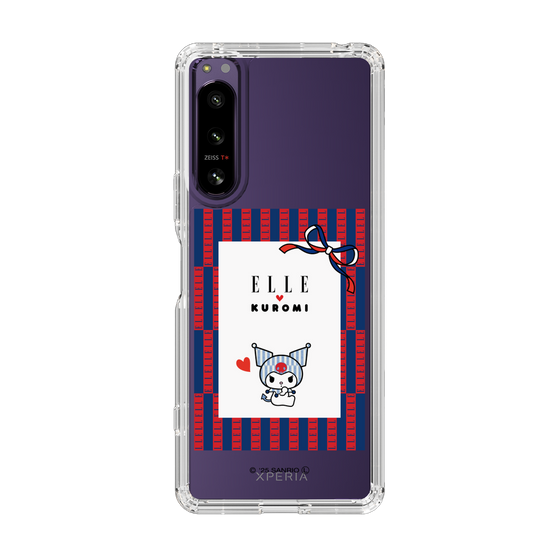 スリムプロテクションケース［ ELLE×マイメロディ＆クロミ - トリコロールカラーグラフィック6 ］
