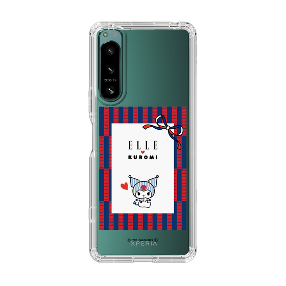 スリムプロテクションケース［ ELLE×マイメロディ＆クロミ - トリコロールカラーグラフィック6 ］