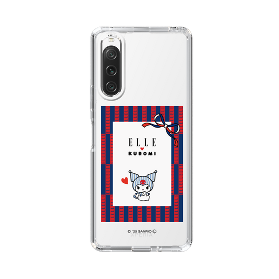 スリムプロテクションケース［ ELLE×マイメロディ＆クロミ - トリコロールカラーグラフィック6 ］