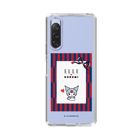 スリムプロテクションケース［ ELLE×マイメロディ＆クロミ - トリコロールカラーグラフィック6 ］
