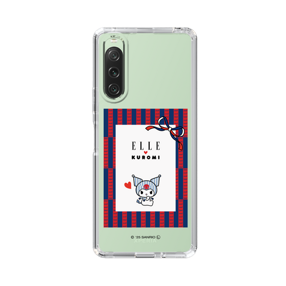 スリムプロテクションケース［ ELLE×マイメロディ＆クロミ - トリコロールカラーグラフィック6 ］