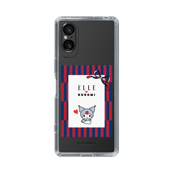 スリムプロテクションケース［ ELLE×マイメロディ＆クロミ - トリコロールカラーグラフィック6 ］