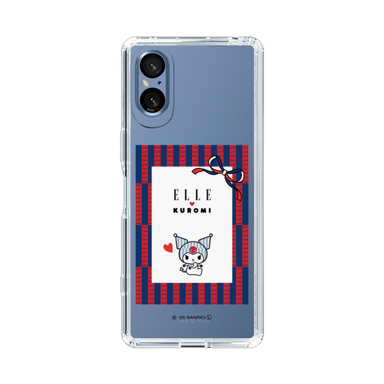 スリムプロテクションケース［ ELLE×マイメロディ＆クロミ - トリコロールカラーグラフィック6 ］