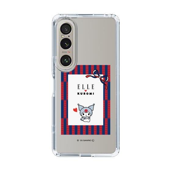 スリムプロテクションケース［ ELLE×マイメロディ＆クロミ - トリコロールカラーグラフィック6 ］