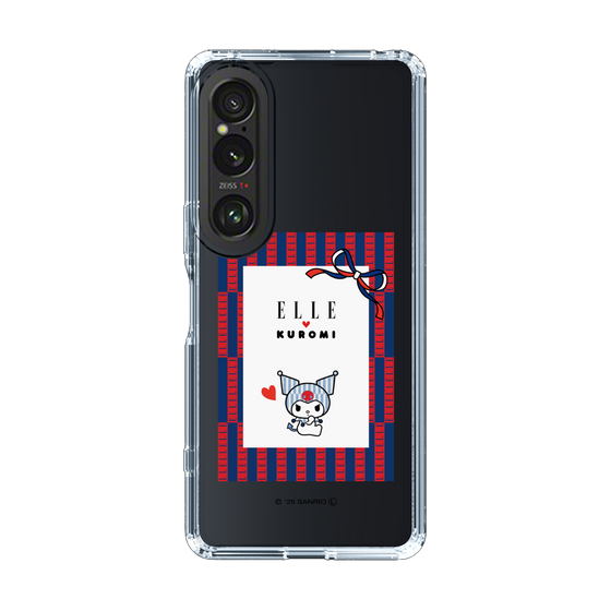 スリムプロテクションケース［ ELLE×マイメロディ＆クロミ - トリコロールカラーグラフィック6 ］