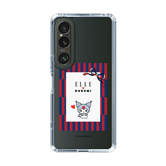 スリムプロテクションケース［ ELLE×マイメロディ＆クロミ - トリコロールカラーグラフィック6 ］